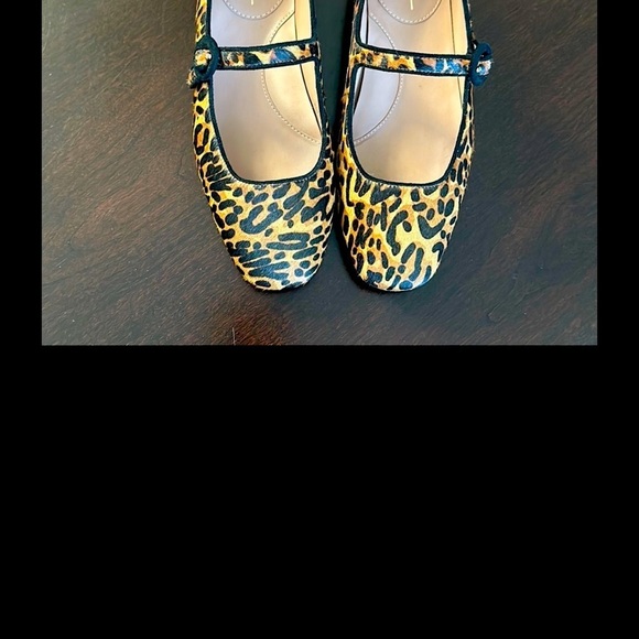 Linea Paolo Marley Leopard Print Genuine Calf Hair Ballet Flat Sz 7 - Picture 11 of 11